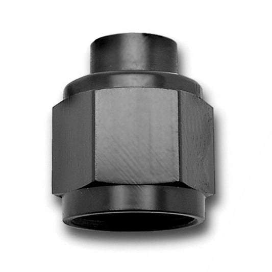 Fitting - Cap - 8 AN - Aluminum - Black Anodized - Each