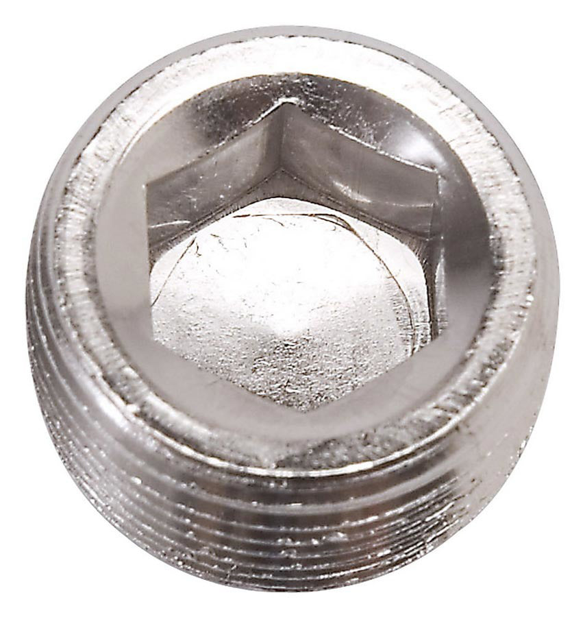 Fitting - Plug - 3/4 in NPT - Allen Head - Aluminum - Nickel Anodized - Each