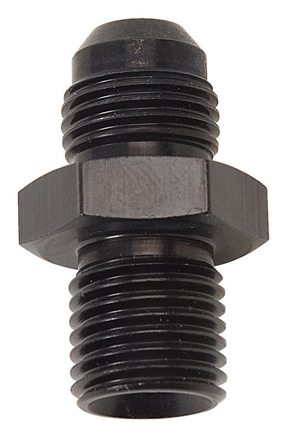Fitting - Adapter - Straight - 6 AN Male to 14 mm x 1.50 Male - Aluminum - Black Anodized - Each
