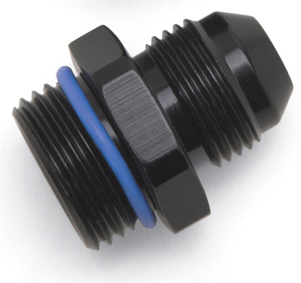 Fitting - Adapter - Straight - 12 AN Male to 10 AN Male O-Ring - Aluminum - Black Anodized - Each