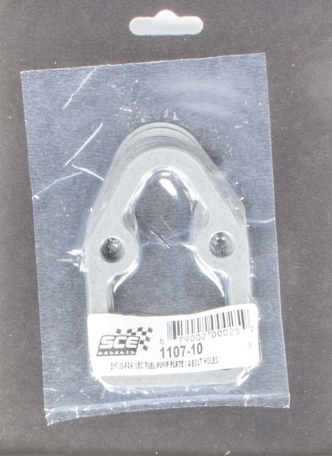 Fuel Pump Gasket - Mounting Plate - 0.03 in Thick - Composite - Small Block Chevy - Set of 10