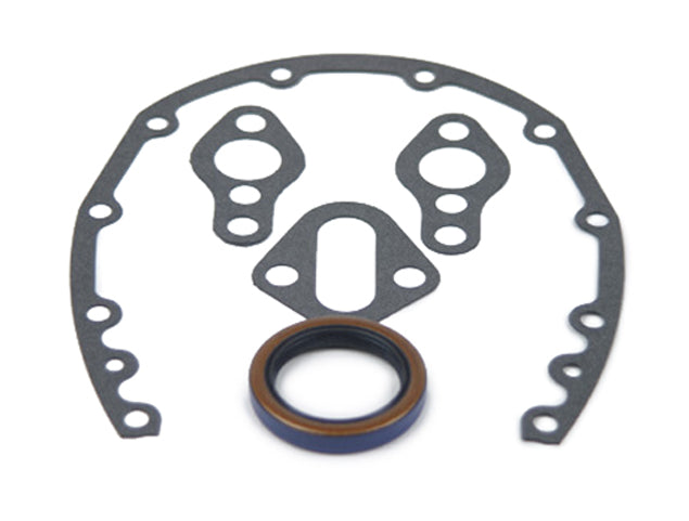 Front Cover Gasket - 0.031 in Thick - Fuel Pump / Seal / Timing Cover / Water Pump - Composite - Small Block Chevy - Kit