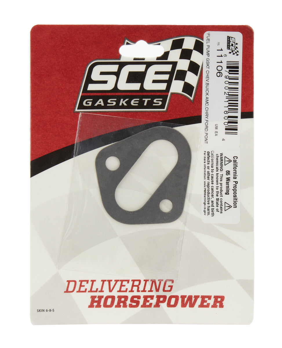 Fuel Pump Gasket - 0.03 in Thick - Composite - Small Block Chevy - Each