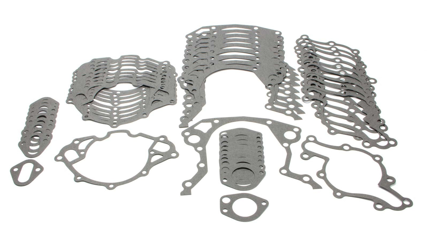 Timing Cover Gasket - Molded Silicone Rubber - Small Block Ford - Set of 10