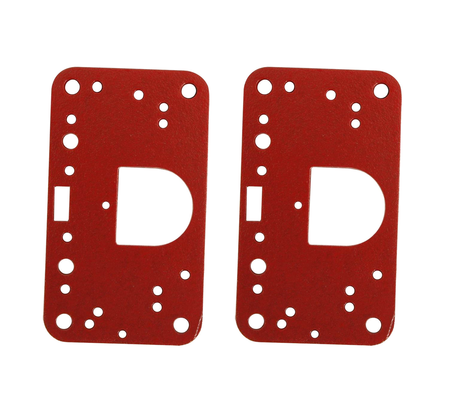Carburetor Gasket - Reusable - 0.063 in Thick - Composite - Red - Metering Blocks - Holley 4150 / 4500 - Pair