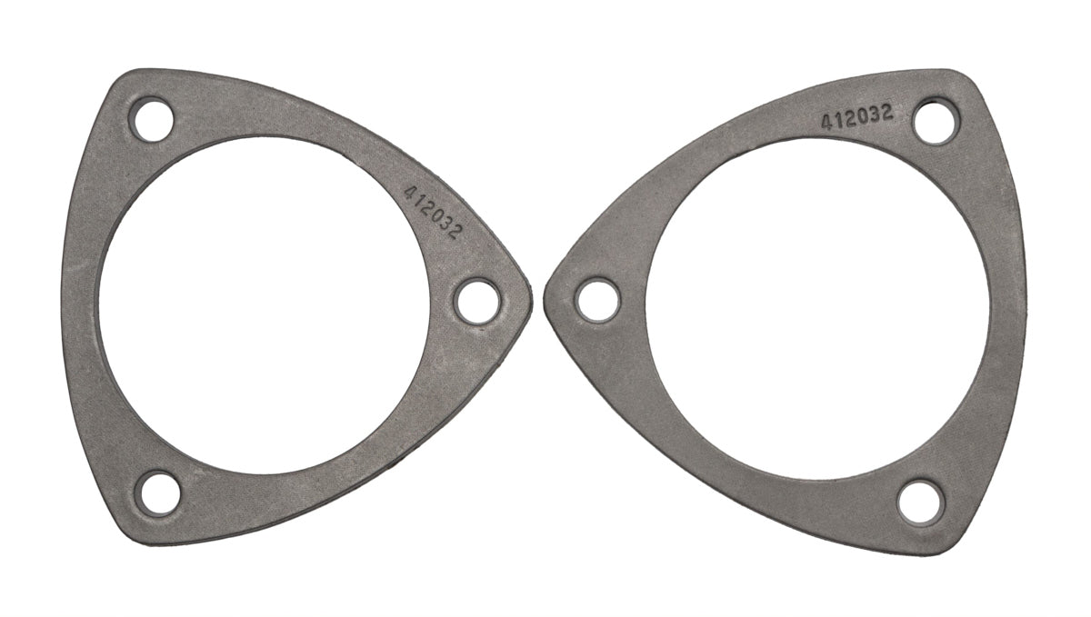 Collector Gasket - 0.15 in Thick - 3.5 in Diameter - 3 Bolt - Graphite - Pair