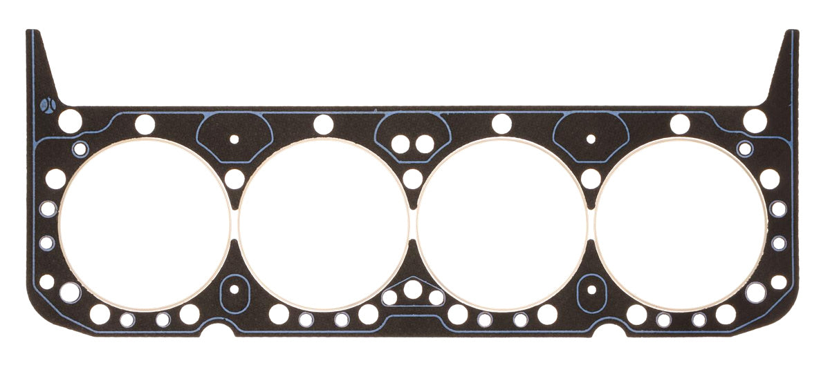 Cylinder Head Gasket - Vulcan Cut Ring - 4.125 in Bore - 0.051 in Compression Thickness - Steel Core Laminate - Small Block Chevy - Each