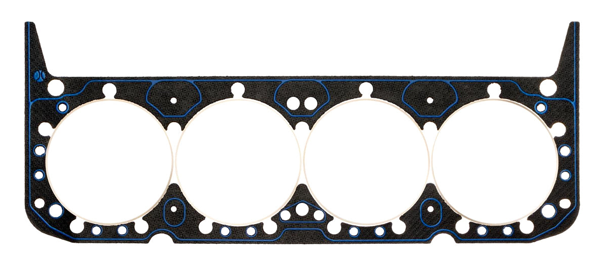 Cylinder Head Gasket - Vulcan Cut Ring - 4.200 in Bore - 0.039 in Compression Thickness - Steel Core Laminate - Small Block Chevy - Each