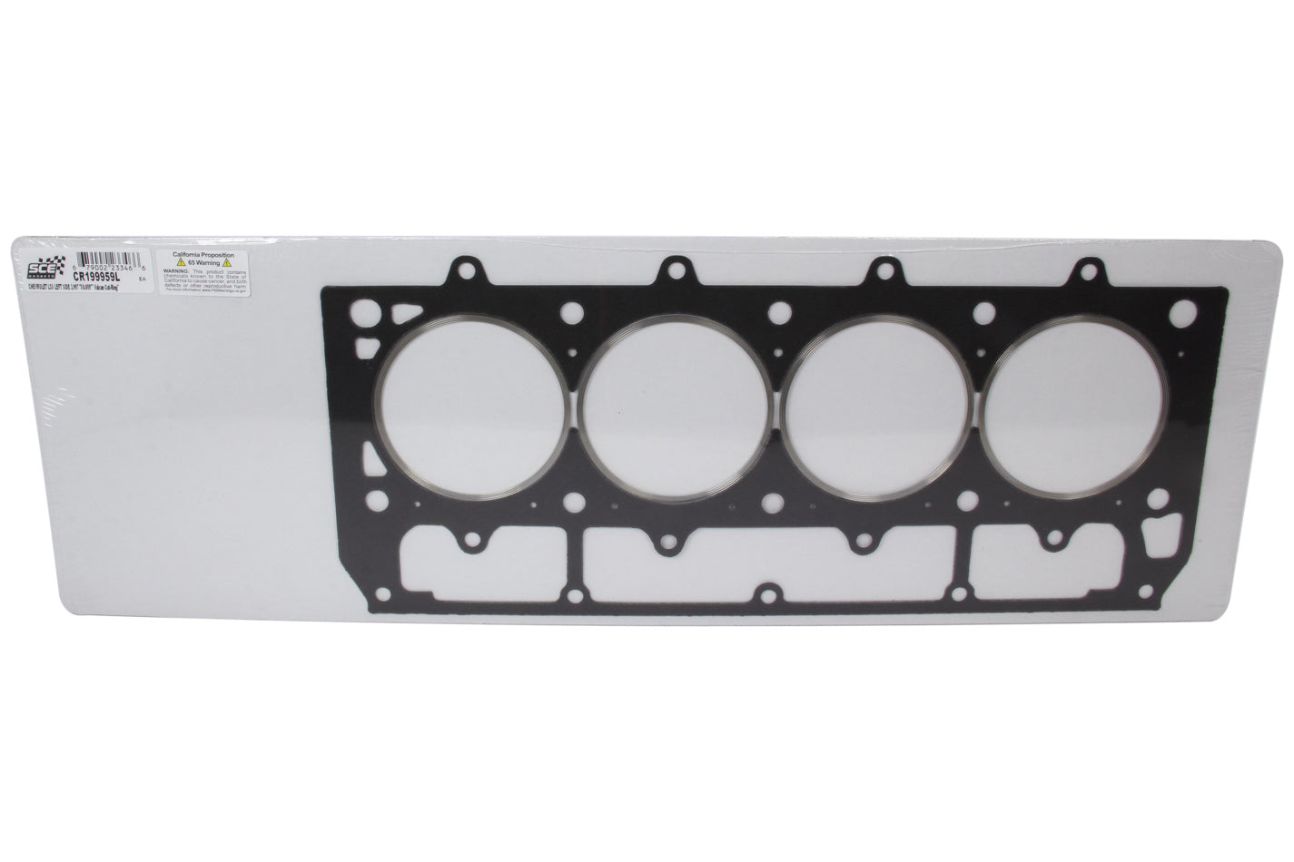 Cylinder Head Gasket - Vulcan Cut Ring - 3.977 in Bore - 0.059 in Compression Thickness - Driver Side - Steel Core Laminate - GM LS-Series - Each