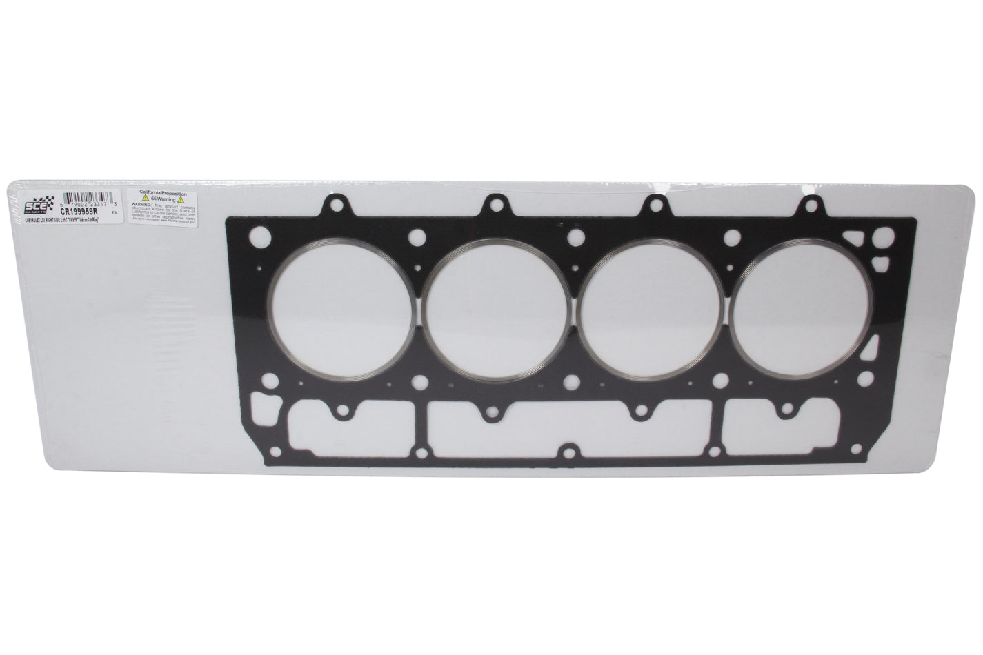 Cylinder Head Gasket - Vulcan Cut Ring - 3.977 in Bore - 0.059 in Compression Thickness - Passenger Side - Steel Core Laminate - GM LS-Series - Each