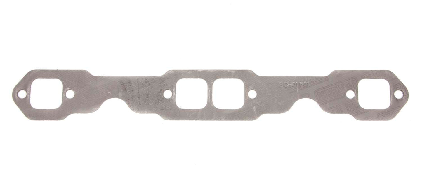 Engine & Accessories Header / Manifold Gasket - 1.500 x 1.450 in Square Port - Steel Core Graphite - Small Block Chevy - Each
