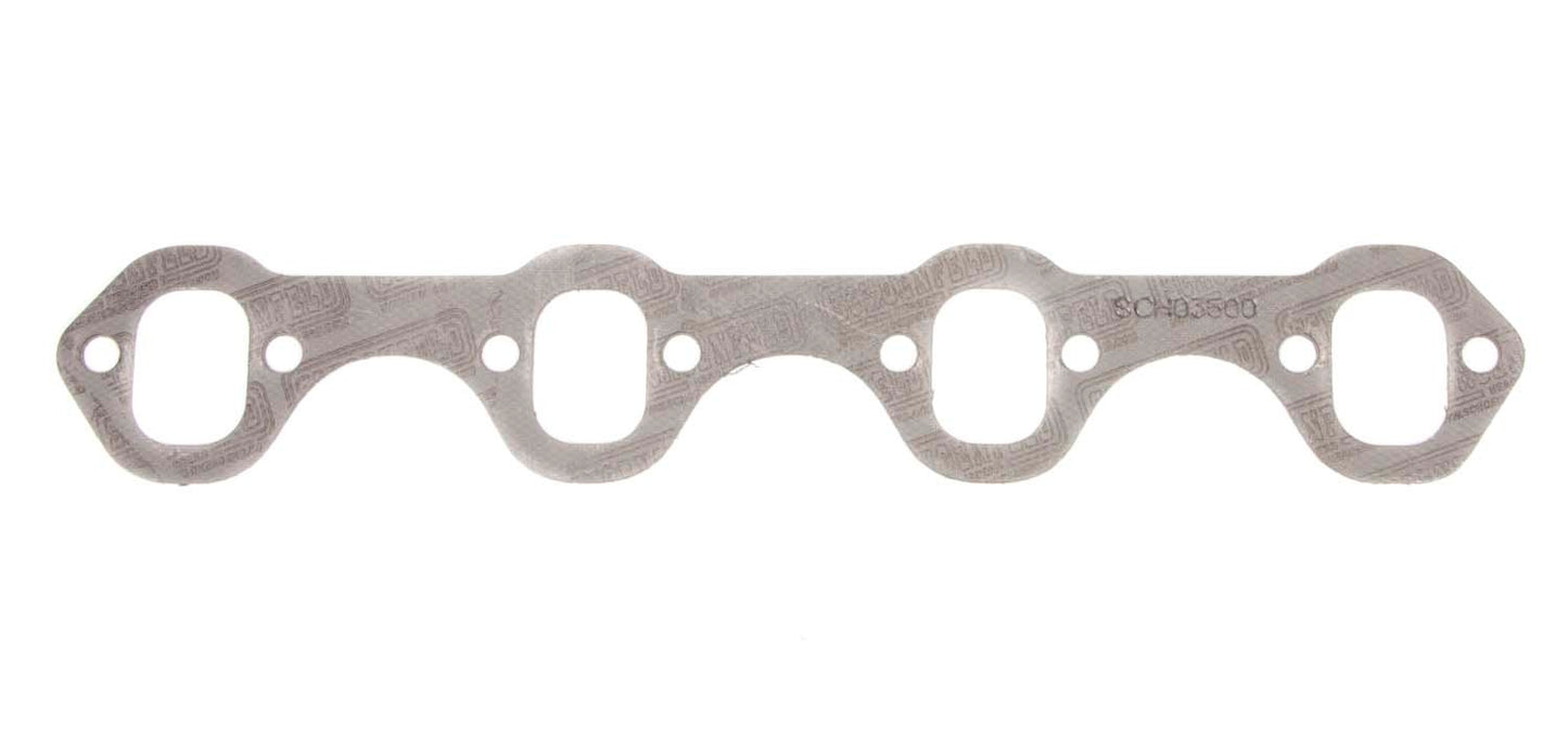Engine & Accessories Header / Manifold Gasket - 1.260 x 1.720 in Rectangle Port - Steel Core Graphite - Small Block Ford - Each