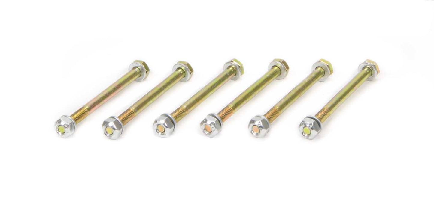 Collector Bolt - Tri-Y - Locking - 1/4-28 in Thread - 3 in Long - Hex Head - Steel - Cadmium - Set of 6