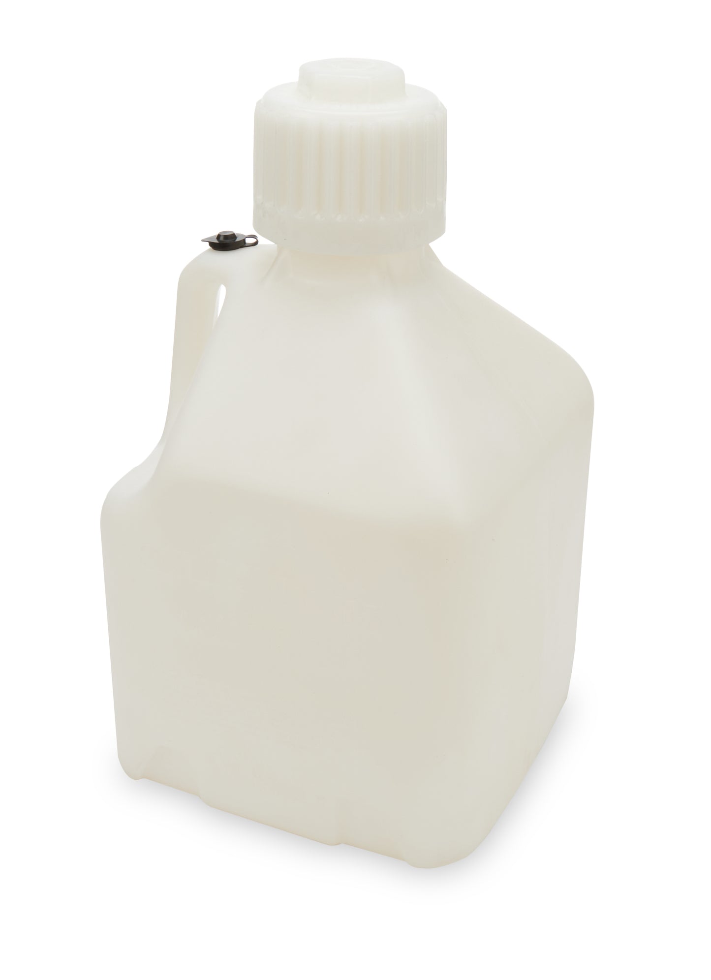 Utility Jug - 3 gal - 9.5 x 9.5 x 16 in Tall - Gasket Seal Cap - Flip-Up Vent - Square - Plastic - White - Each