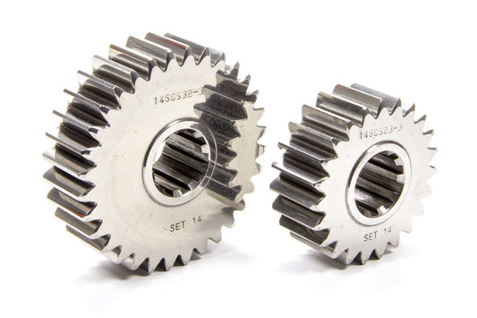 Quick Change Gear Set - Sportsman - Set 14 - 10 Spline - 4.11 Ratio 5.72 / 2.95 - 4.86 Ratio 6.76 / 3.49 - Steel - Each