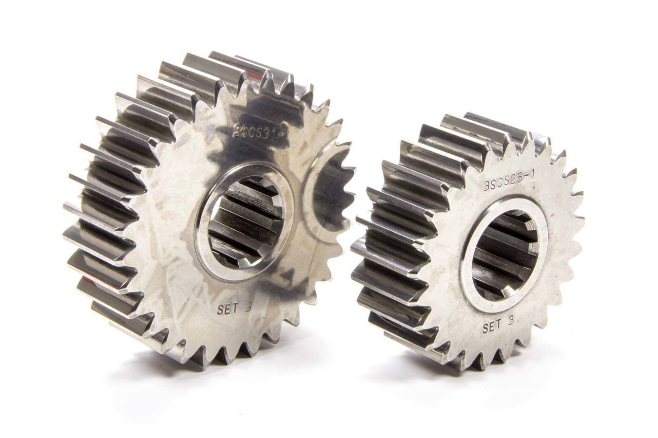 Quick Change Gear Set - Sportsman - Set 3 - 10 Spline - 4.11 Ratio 5.10 / 3.31 - 4.86 Ratio 6.03 / 3.92 - Steel - Each