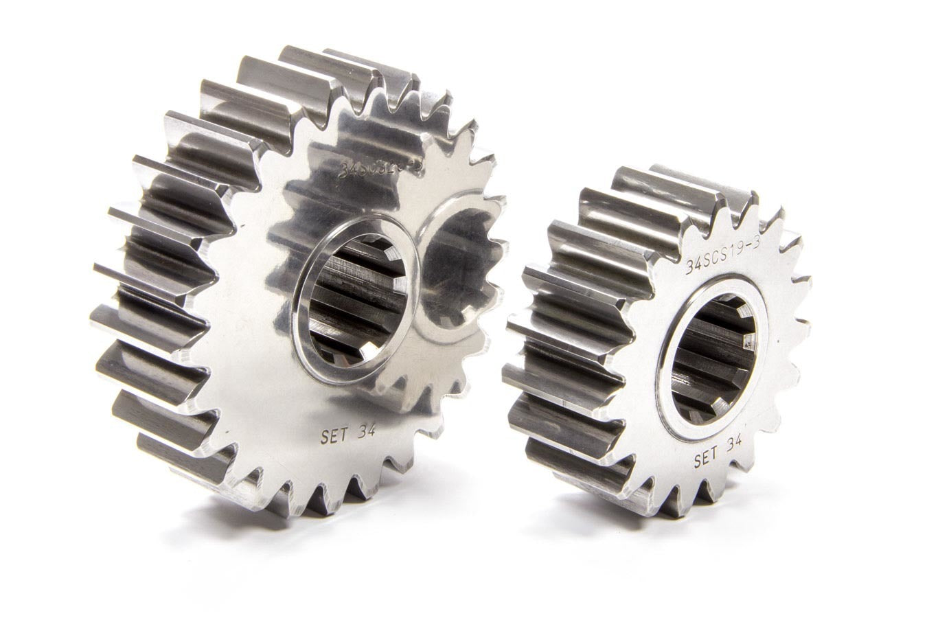 Quick Change Gear Set - Sportsman - Set 34 - 10 Spline - 4.11 Ratio 5.62 / 3.00 - 4.86 Ratio 6.65 / 3.55 - Steel - Each