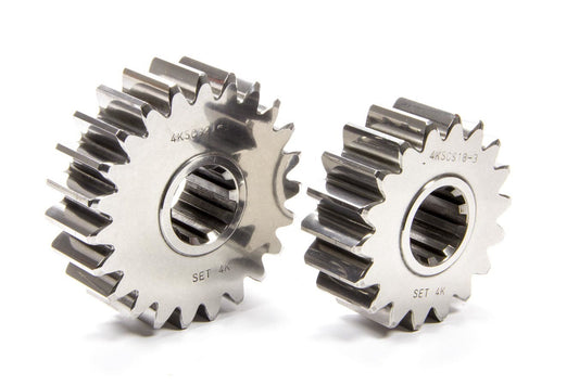 Quick Change Gear Set - Sportsman - Set 04K - 10 Spline - 4.11 Ratio 5.25 / 3.22 - 4.86 Ratio 6.21 / 3.80 - Steel - Each