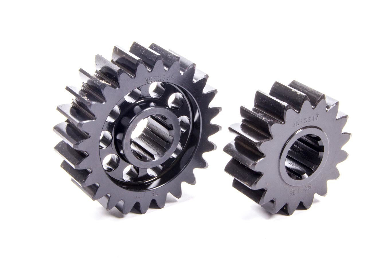 Quick Change Gear Set - Professional - Set 35 - 10 Spline - 4.11 Ratio 5.80 / 2.91 - 4.86 Ratio 6.86 / 3.44 - Steel - Each