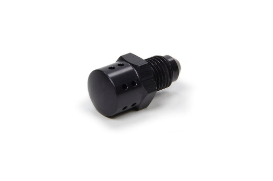 Fire Suppression Nozzle - Straight - 4 AN Male - 3 Way Discharge - Aluminum - Black Anodized - All Agents - Each