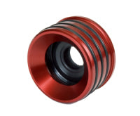 Axle Housing Seal - Inner - O-Ring - 2.625 in OD - 2.605 in ID - Rubber / Aluminum - Red Anodized - Universal - Each
