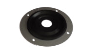 Firewall Grommet - 1 Hole - 3 in OD - 0.625 in ID - Aluminum / Rubber - Black - Each