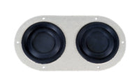 Firewall Grommet - 2 in Hole - Blank - 5.750 x 3 in Oval - Aluminum / Rubber - Natural / Black - Each