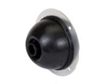 Firewall Grommet - 1 Hole - 0.400 in ID - 3 in OD - Bellow Style - Aluminum / Rubber - Black - Each