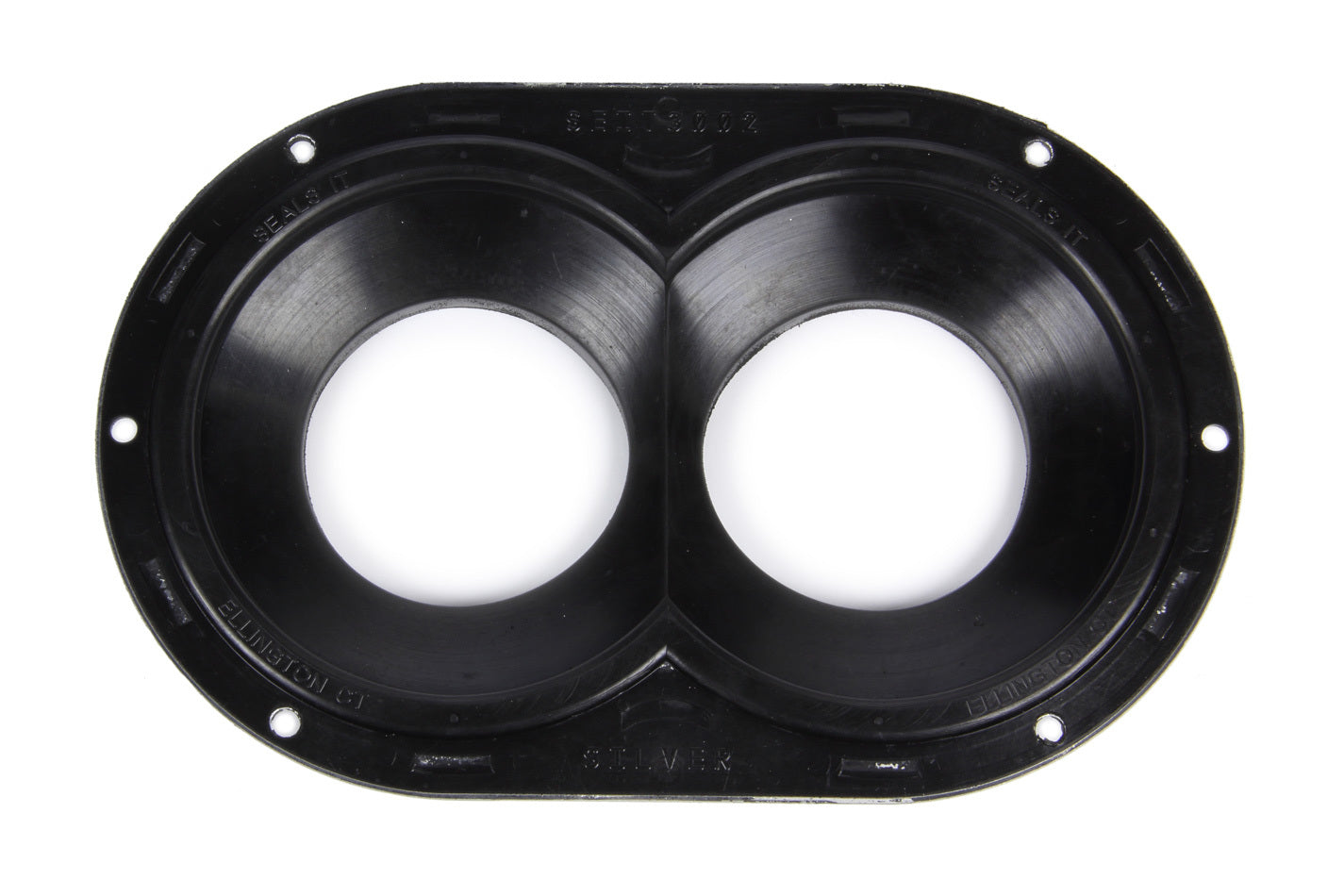Sprint Car Air Box Seal - 2 in to 2.5 in Stacks - Aluminum / Rubber - Each