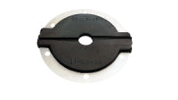 Firewall Grommet - 1 Split Hole - 3 in OD - 0.500 in ID - Flat - Aluminum / Rubber - Black - Each