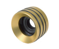 Torque Tube Seal - 2.470 in Seal Housing OD - O-Rings Included - Aluminum - Gold Anodized - 2.500 in Torque Tube - Each