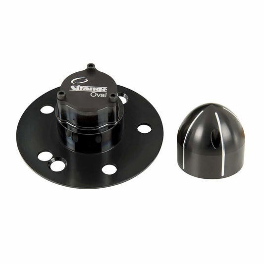 Drive Flange - Camber - Bullet Cap Included - 5 x 5.00 in Bolt Pattern - Aluminum - Black Anodized - Howe Brakes - Each