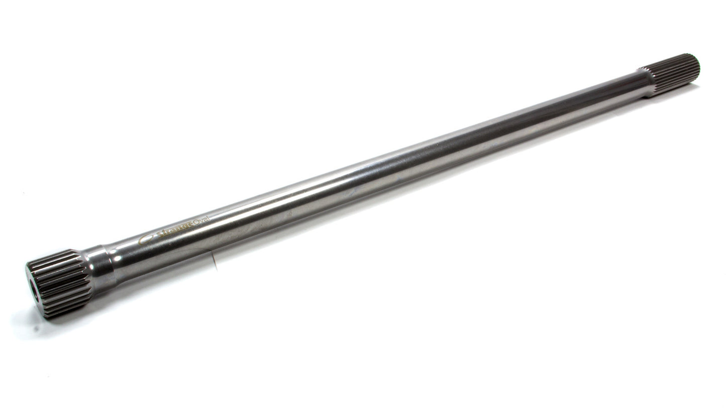 Axle Shaft - 28.5 in Long - 31 Spline Carrier - 24 Spline Drive Flange - 1.13 in OD - Gun Drilled - Steel - Natural - Each