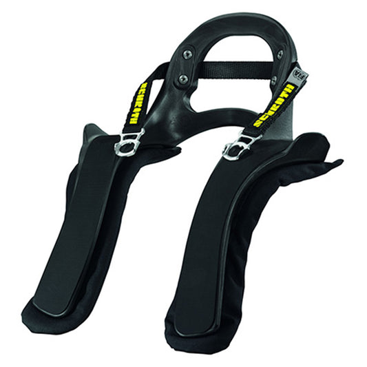 Head and Neck Support - SHR SS XLT - FIA Approved - Sliding Post Tether - 20 Degree Angle - Carbon Fiber - Large - Kit