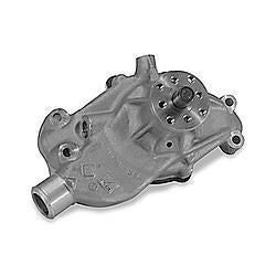 Water Pump - Mechanical - Stage 1 - Reverse Rotation - 3/4 in Pilot - Short Design - Iron - Natural - Small Block Chevy - Each