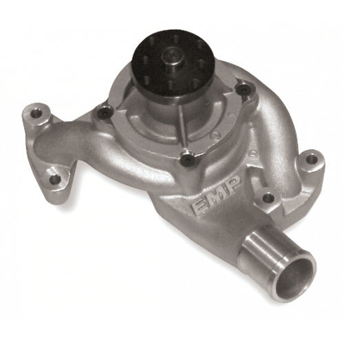 Water Pump - Mechanical - Pro Series - 3/4 in Pilot - Short Design - Aluminum - Natural - Small Block Ford - Each