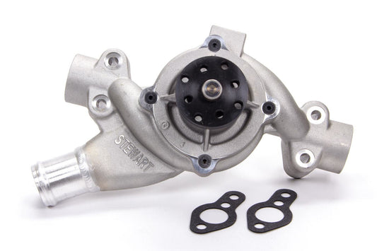 Water Pump - Mechanical - Pro Series - 3/4 in Pilot - Short Design - Aluminum - Natural - Small Block Chevy - Each