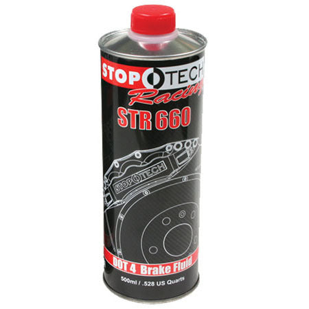 Brake Fluid - Racing STR-660 - DOT 4 - Glycol - 16.9 oz - Bottle - Each