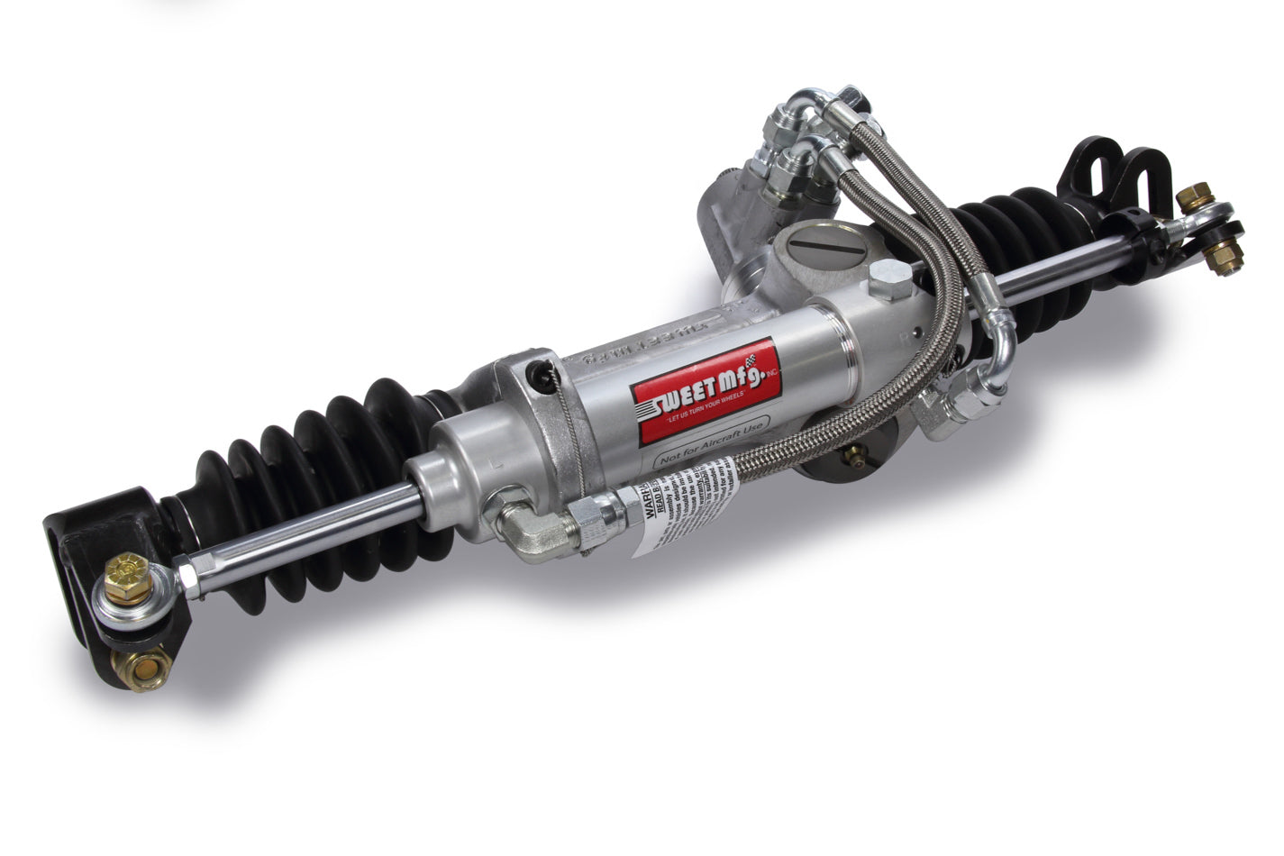 Rack and Pinion - Power - Dual Power - 0.250 in Servo - 4 in Speed - 19-1/4 in Center - 5/8 in Slotted on Center Rod End Eye - Each