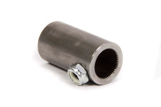 Steering Shaft Coupler - 3/4 in 48 Spline to 3/4 in Smooth - Weld-On - Steel - Universal - Each