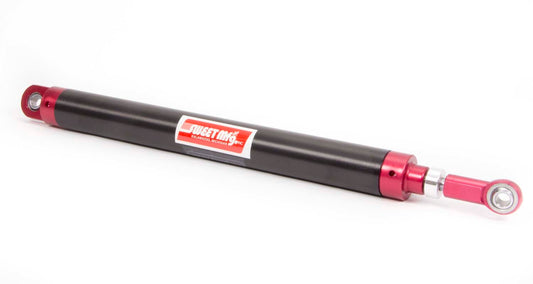 Wing Cylinder - Hydraulic Adjustment - 10 in Travel - Black / Red Anodized - Sprint Car - Each