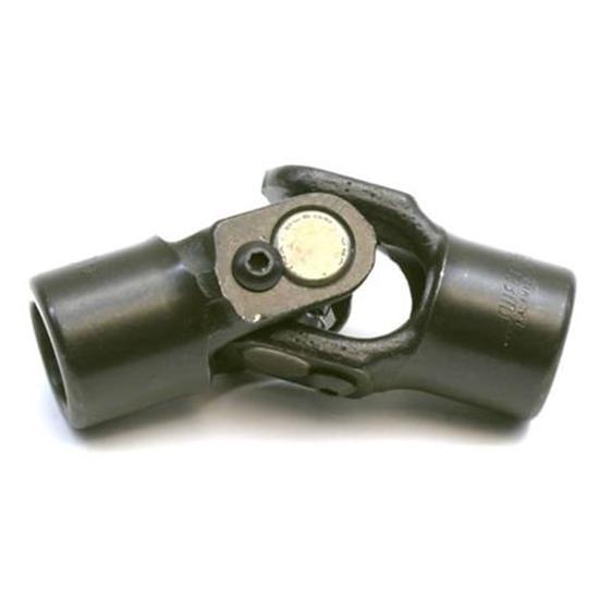 Steering Universal Joint - Single Joint - 3/4 in Double D to 1 in Double D Aftermarket - Steel - Black Paint - Each