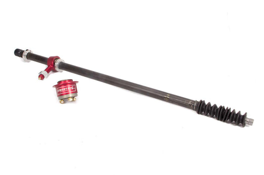 Steering Column - Adjustable - 32-42 in Length - 3/4-20 in Spline - Aluminum - Natural - Rocket Chassis - Each