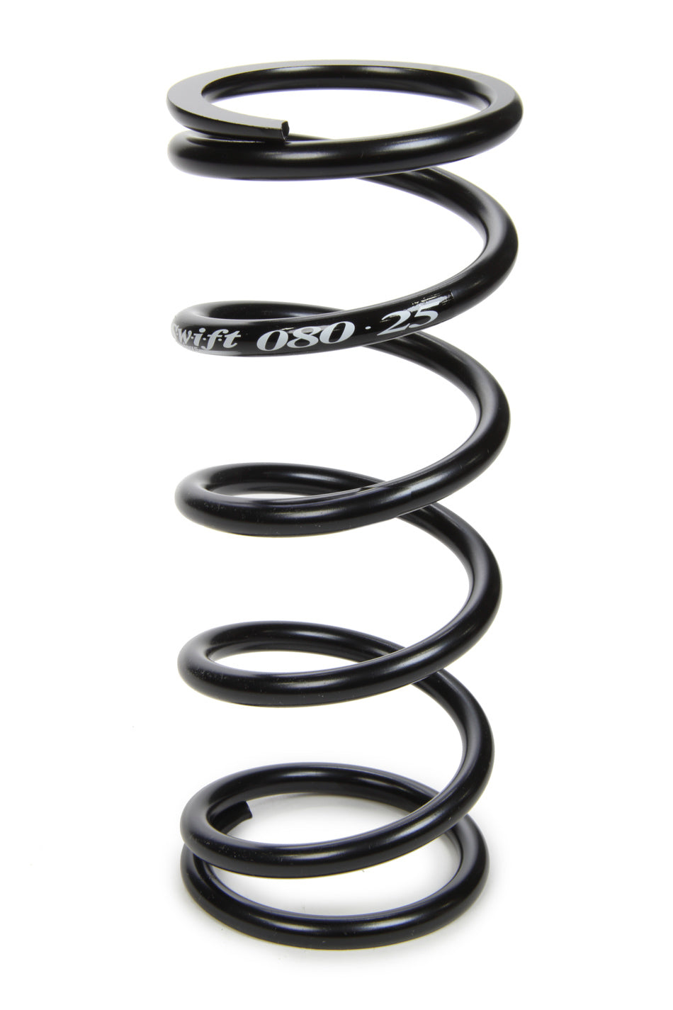 Coil Spring - Coil-Over - 2.5 in ID - 8 in Length - 100 lb/in Spring Rate - Steel - Black Powder Coat - Each