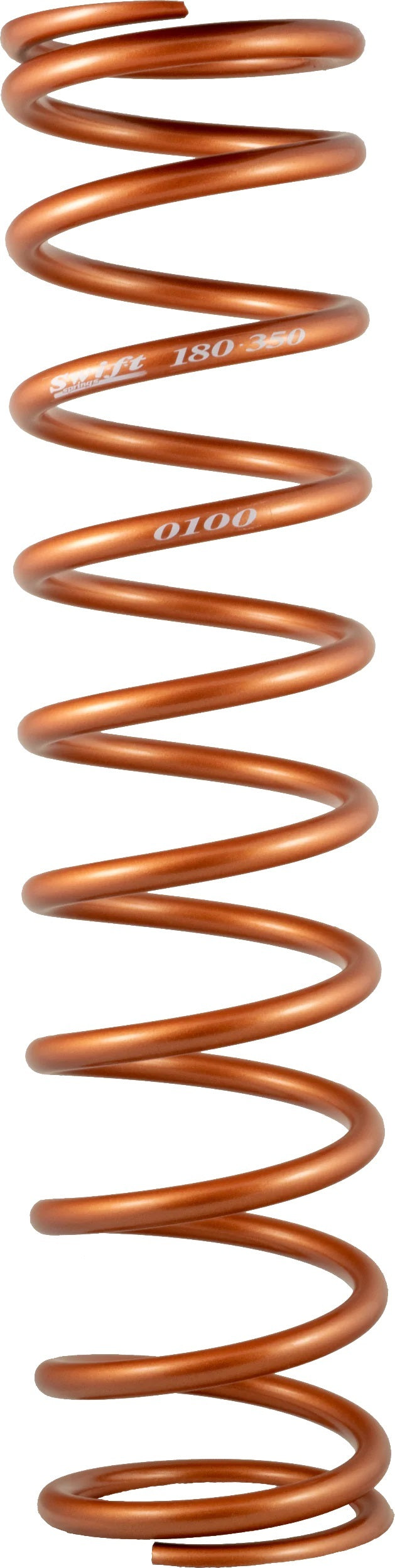 Coil Spring - Bulletproof Series - Coil-Over - 3.5 in ID - 18 in Length - 100 lb/in Spring Rate - Steel - Copper Powder Coat - Each