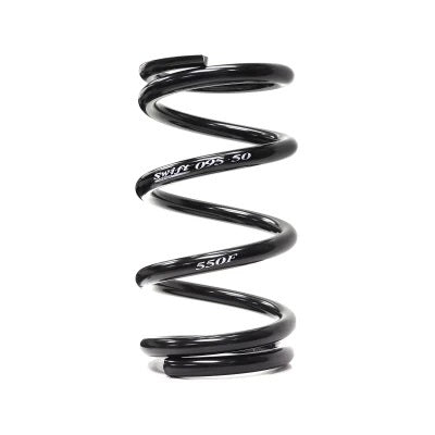 Coil Spring - Conventional - High Travel - 5 in OD - 9.5 in Length - 500 lb/in Spring Rate - Front - Steel - Black Powder Coat - Each