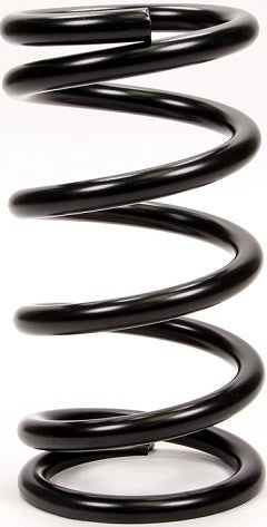 Coil Spring - Conventional - High Travel - 5 in OD - 9.5 in Length - 550 lb/in Spring Rate - Front - Steel - Black Powder Coat - Each