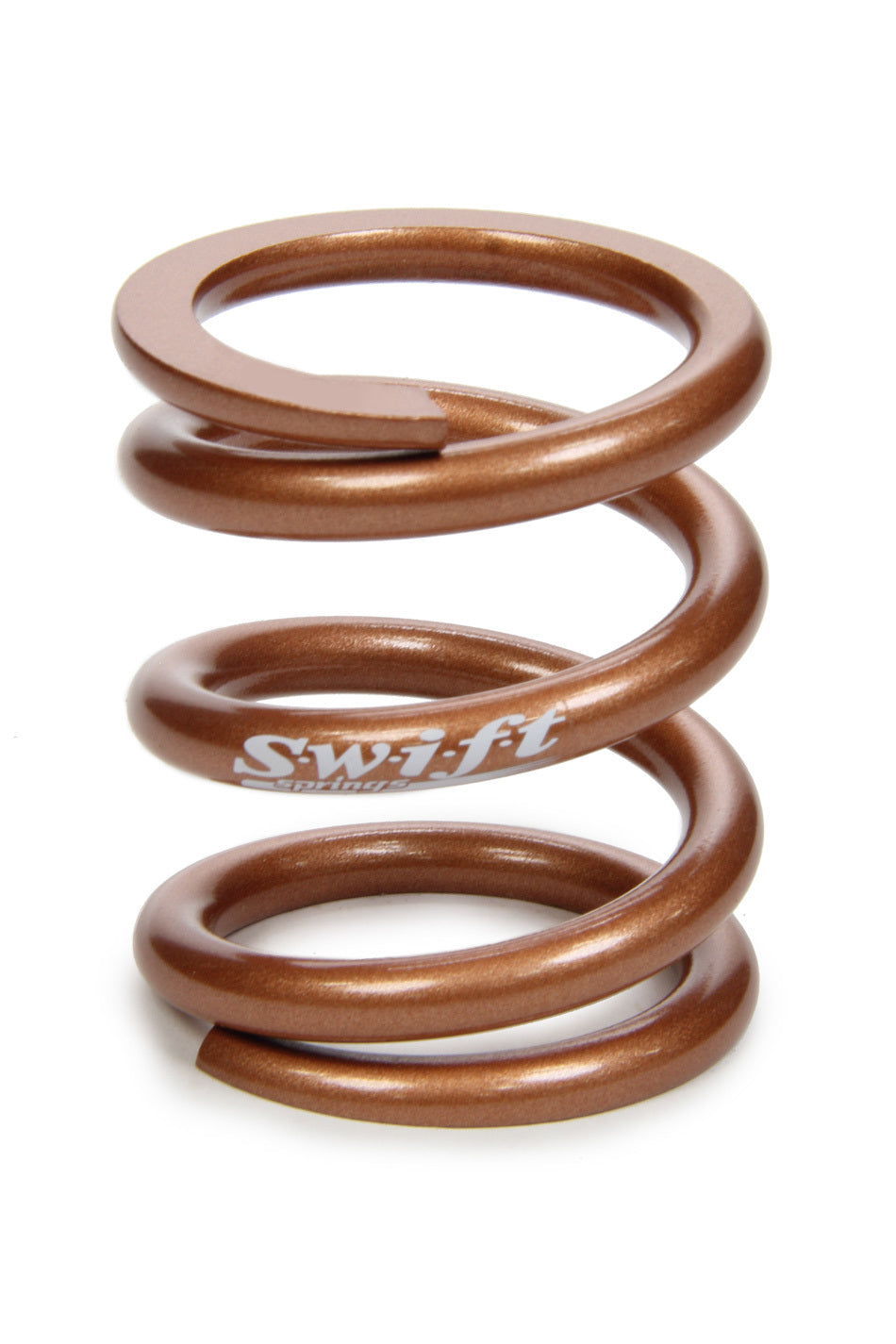 Bump Stop Spring - 2.125 in Free Length - 2.000 in OD - 400 lb/in Spring Rate - Steel - Copper Powder Coat - Each