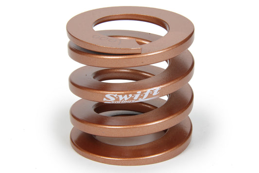 Bump Stop Spring - 2.300 in Free Length - 2.500 in OD - 1000 lb/in Spring Rate - Steel - Copper Powder Coat - Each