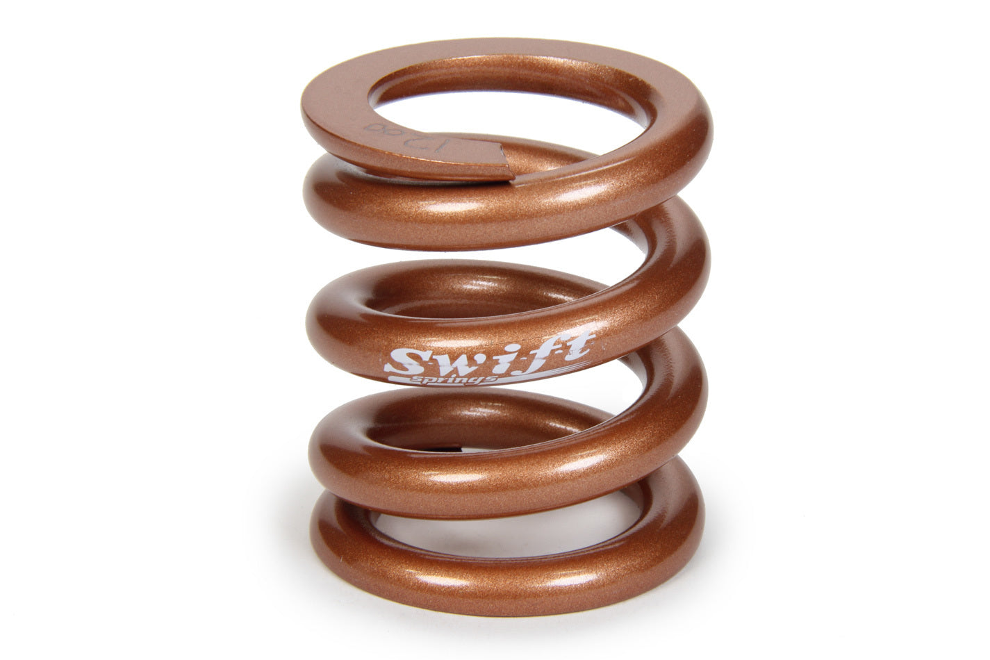 Bump Stop Spring - 2.125 in Free Length - 2.000 in OD - 1200 lb/in Spring Rate - Steel - Copper Powder Coat - Each